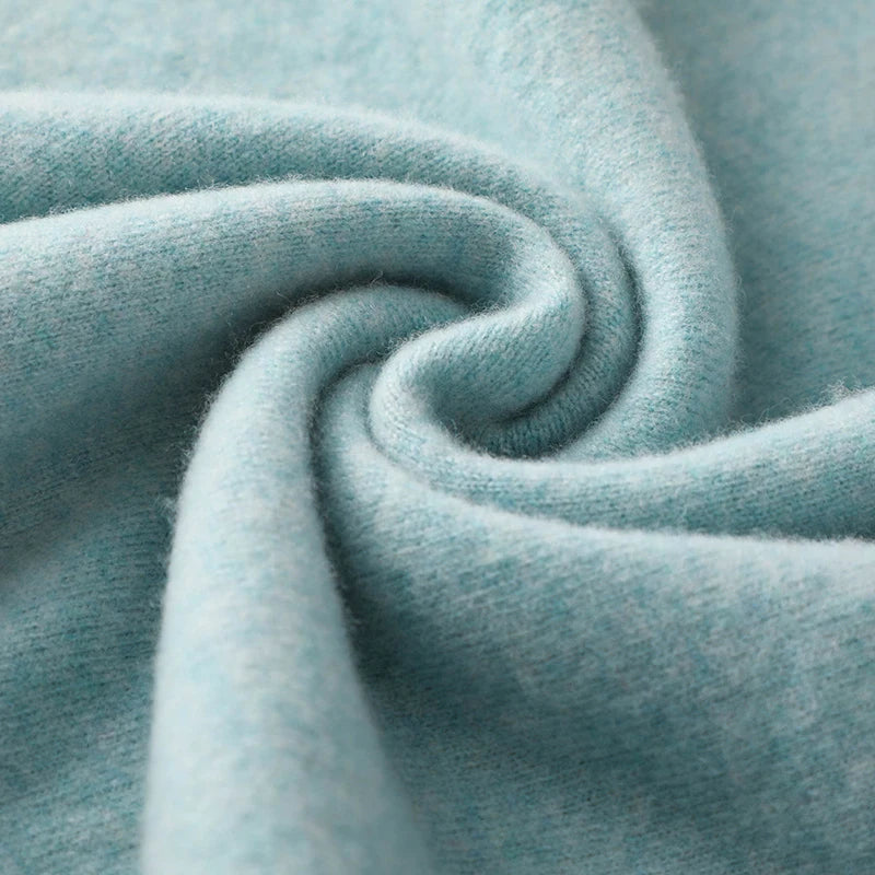 Essential Soft Knit Crew Neck Sweater in Mint – view 4