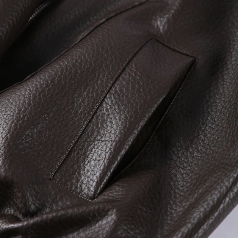 Signature Oversized Faux Leather Moto Jacket – view 25