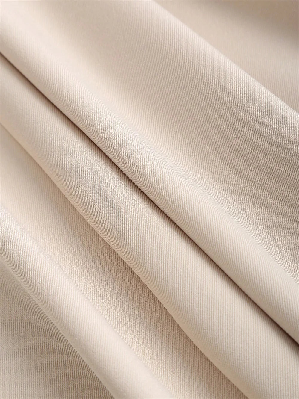 Pleated Wide Leg Suit Trousers in Beige – view 5