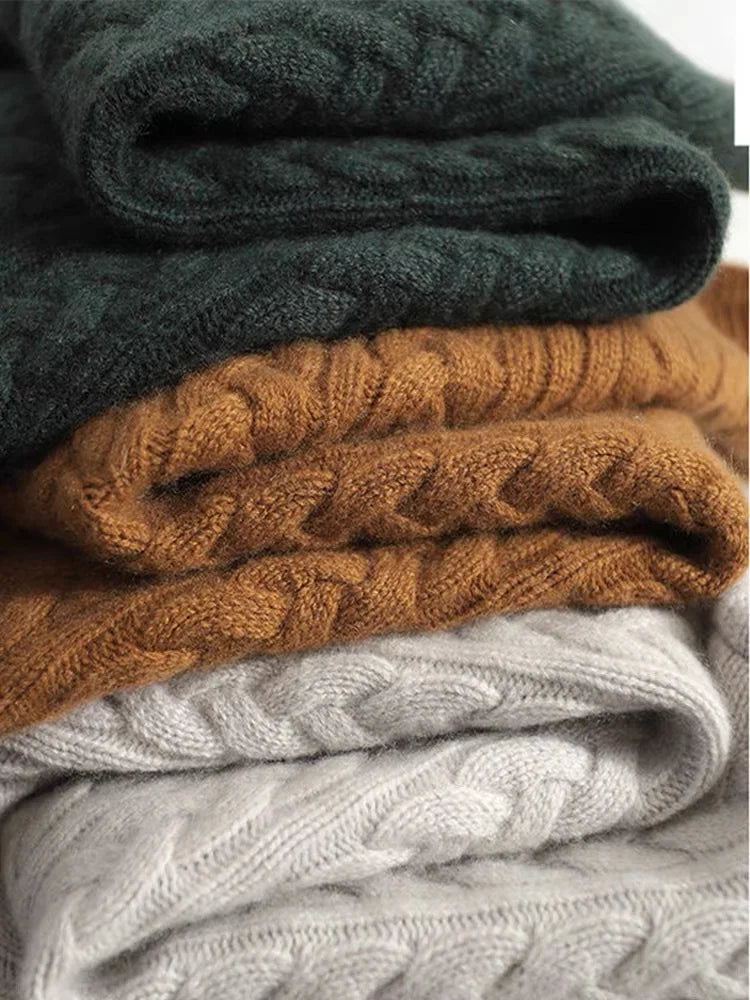 Signature Cable Knit Button Collar Sweater – view 12