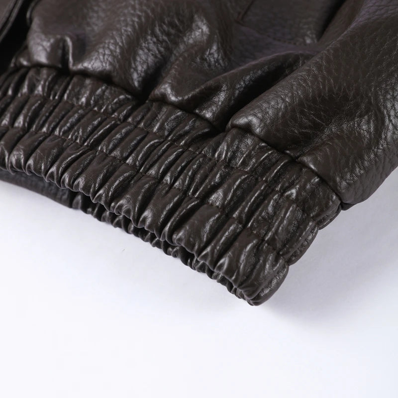 Signature Oversized Faux Leather Moto Jacket – view 26
